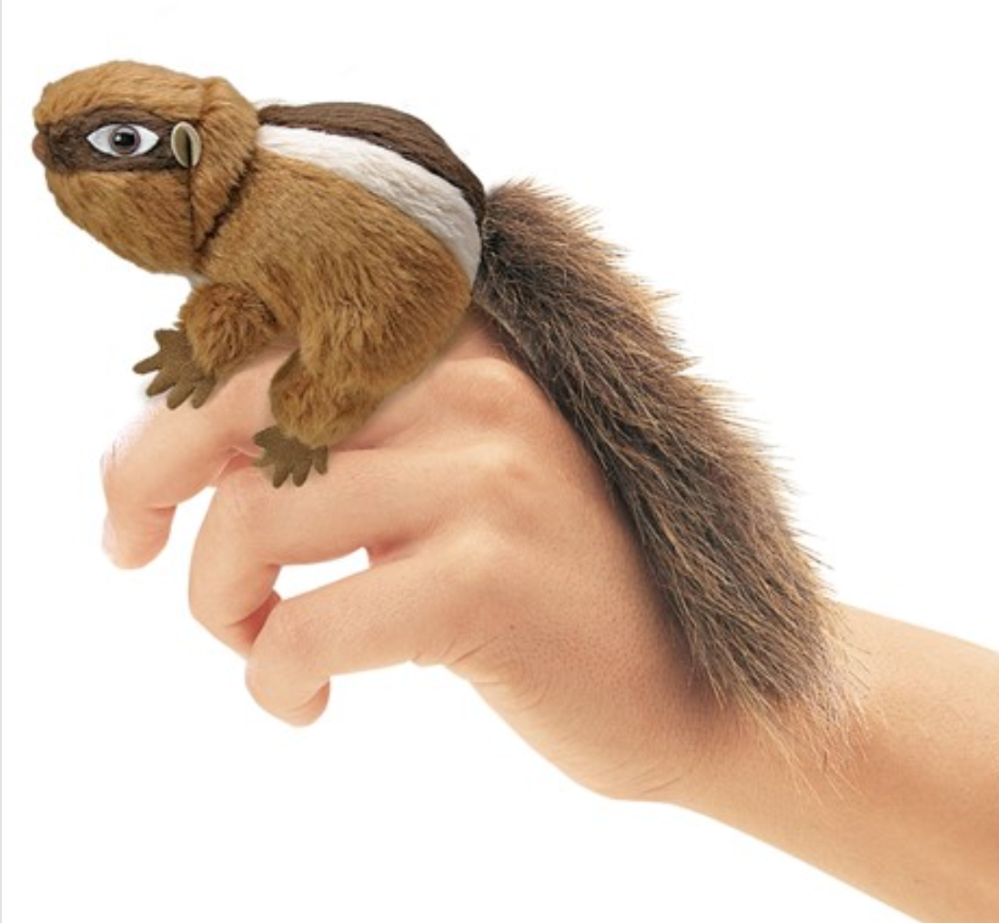 Chipmunk Finger Puppet - Heart of the Home Inc