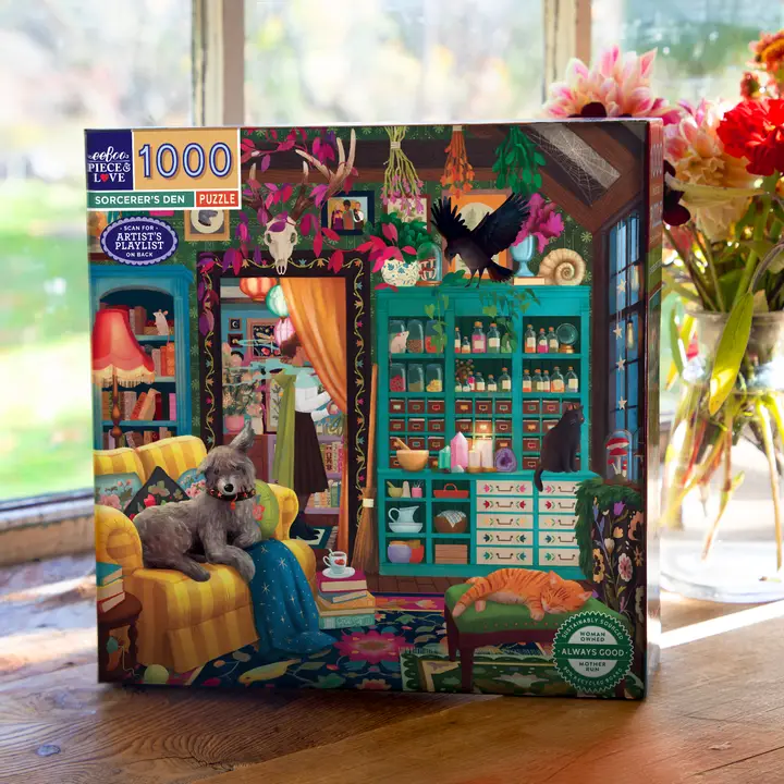 Sorcerer's Den 1000 Piece Puzzle - Heart of the Home Inc