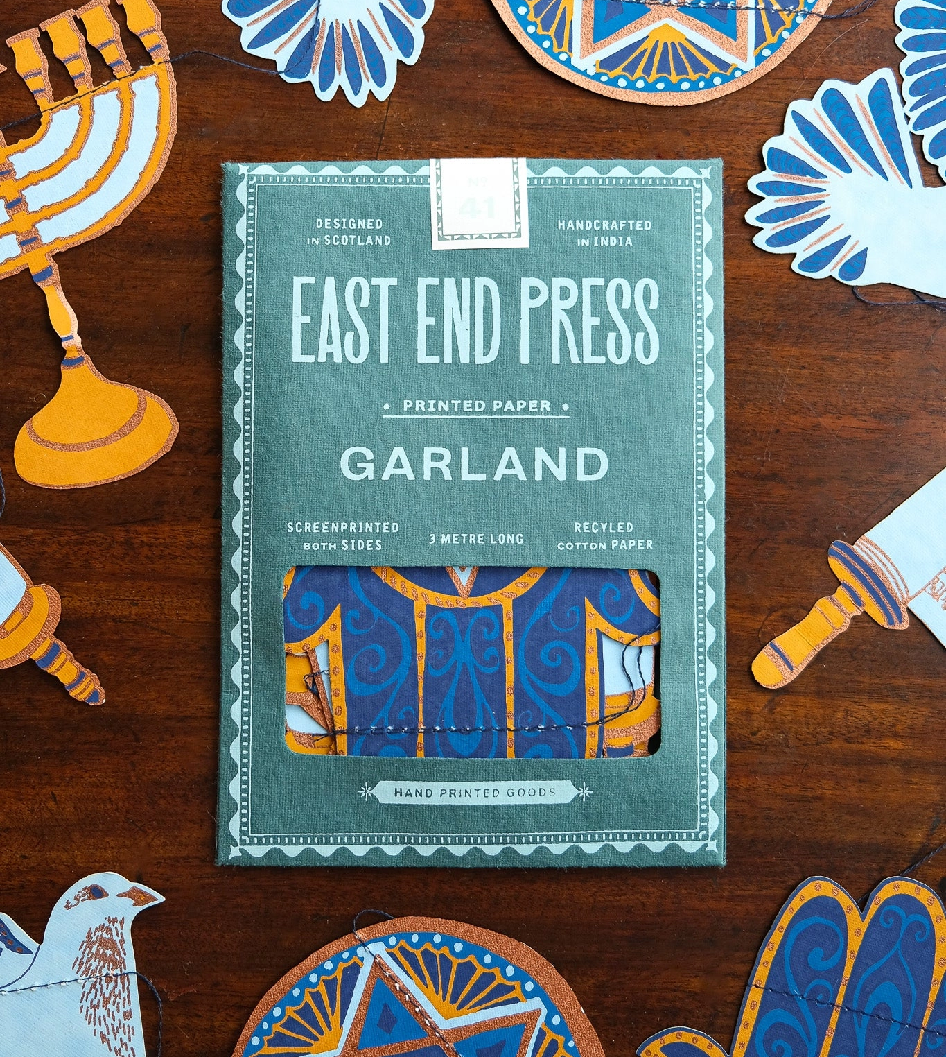 Hanukkah Garland - Heart of the Home Inc