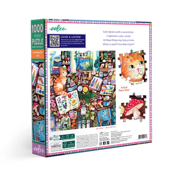 Naturalist's Cat 1000pc Puzzle