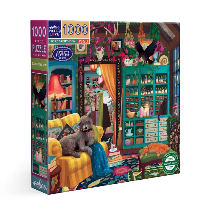Sorcerer's Den 1000 Piece Puzzle - Heart of the Home Inc