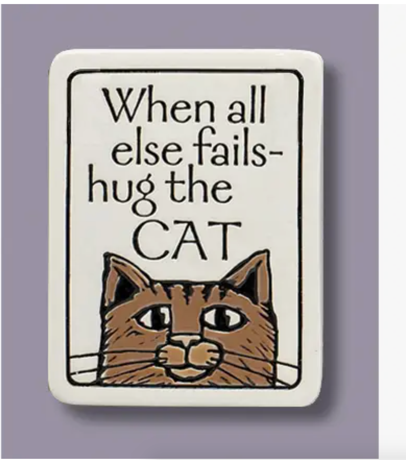 Hug the Cat Magnet - Heart of the Home LV