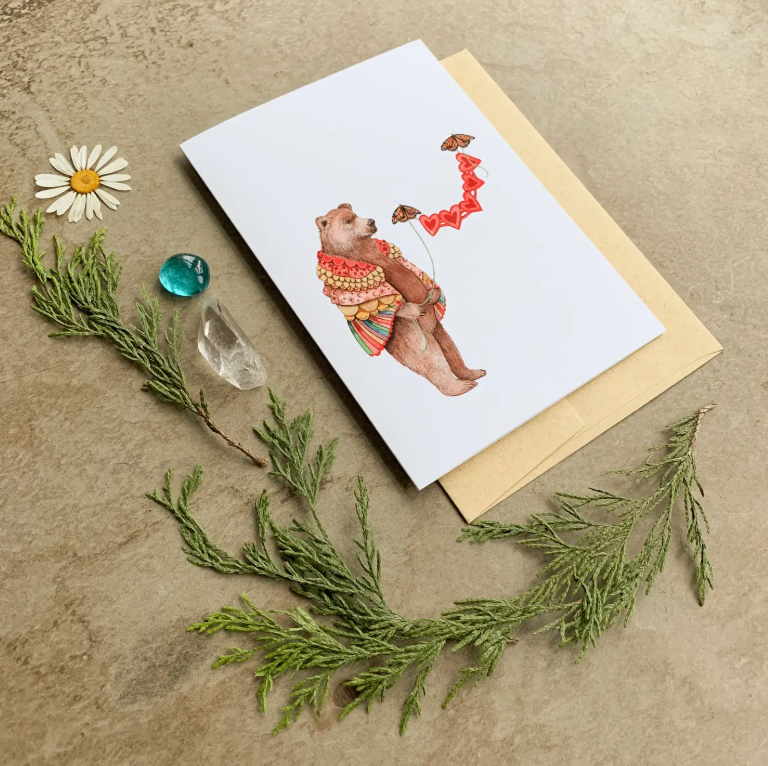 Flutter Love Card - Heart of the Home Inc