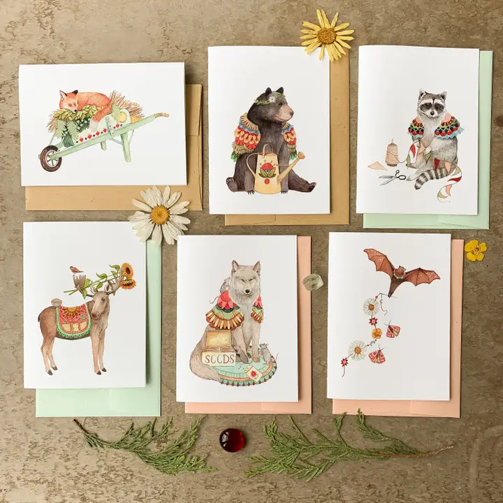 Woodland Garden Small Card Pack - Heart of the Home Inc