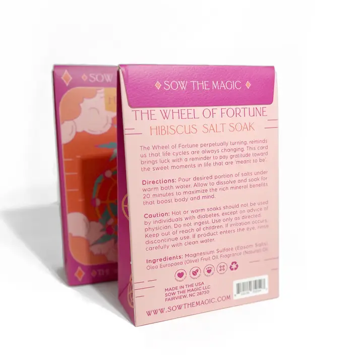 The Wheel Of Fortune Hibiscus Salt Soak - Heart of the Home Inc