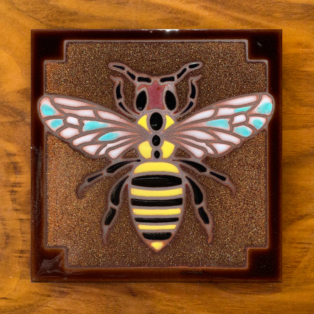 Bee Glazed Tile - Heart of the Home Inc