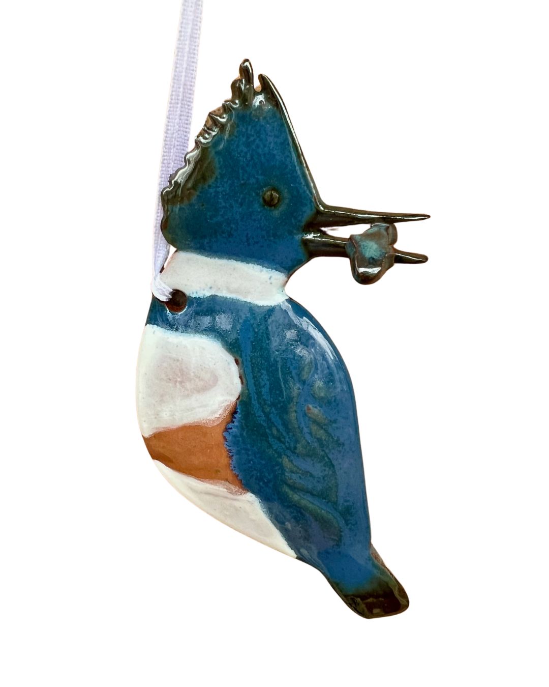 Kingfisher Clay Ornament