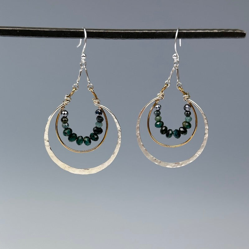 Blue Rainbow Earrings - Heart of the Home Inc