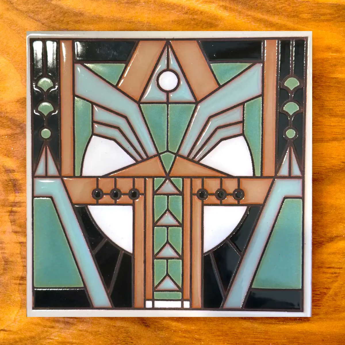 "Dawn" Janel Garza Glazed Tile - Heart of the Home Inc