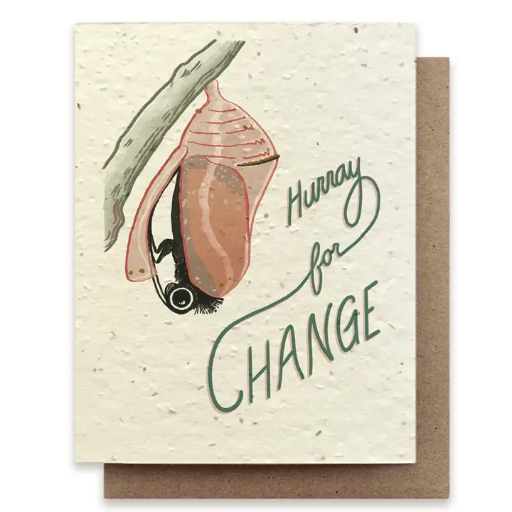 Change Butterfly Plantable Card - Heart of the Home Inc
