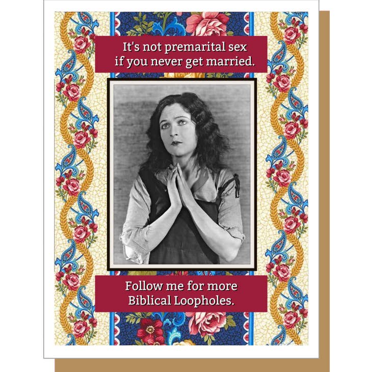 Premarital Sex Card - Heart of the Home LV