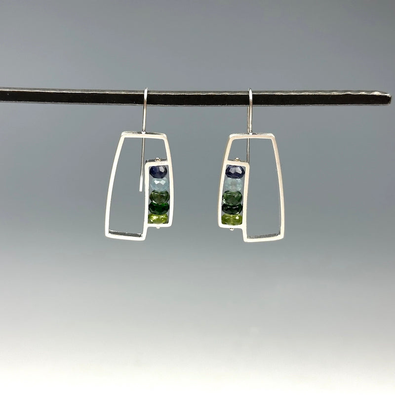 Split Rectangle Earrings - Heart of the Home LV