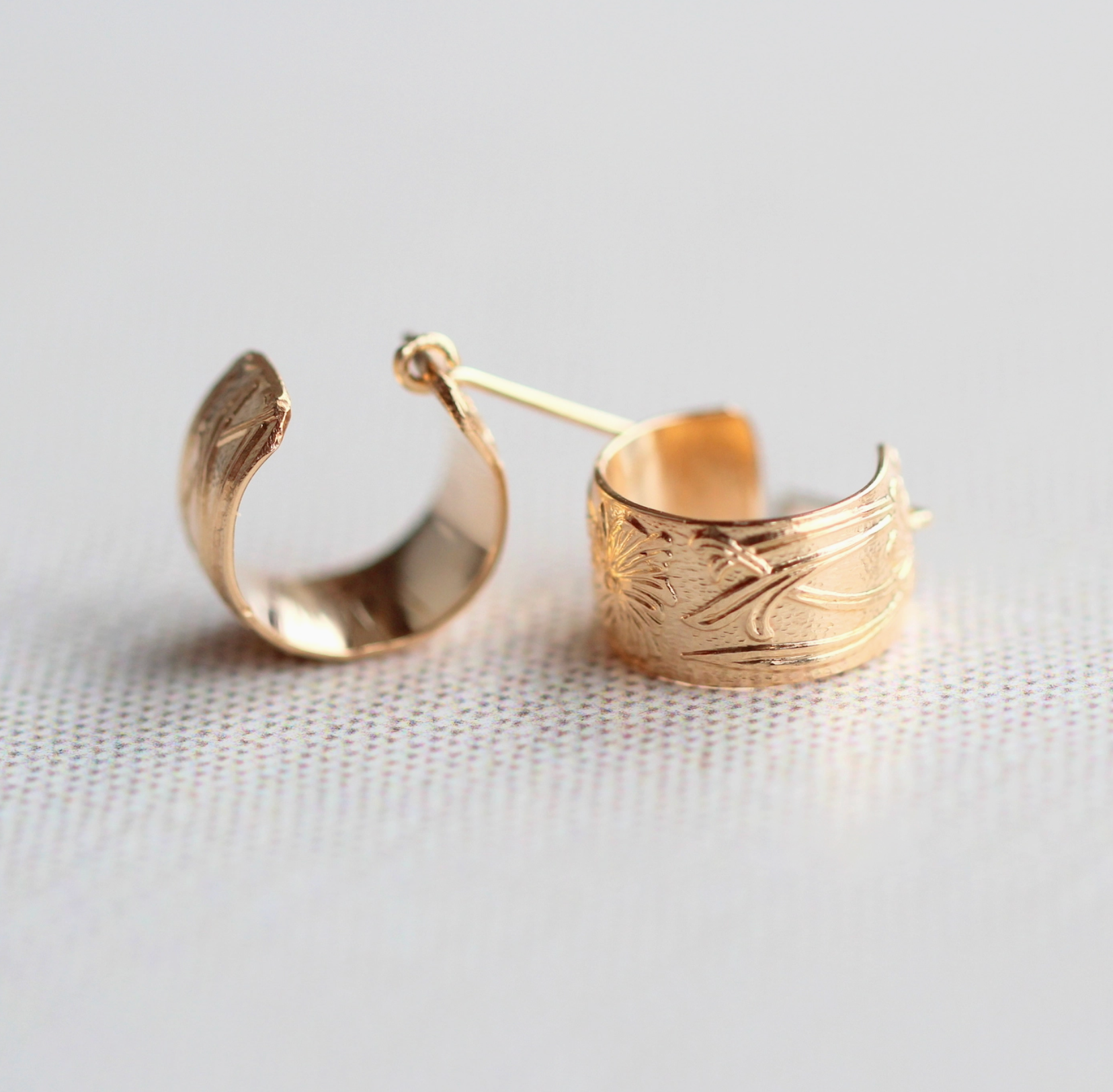 Poppy Hoop Earrings - Heart of the Home Inc