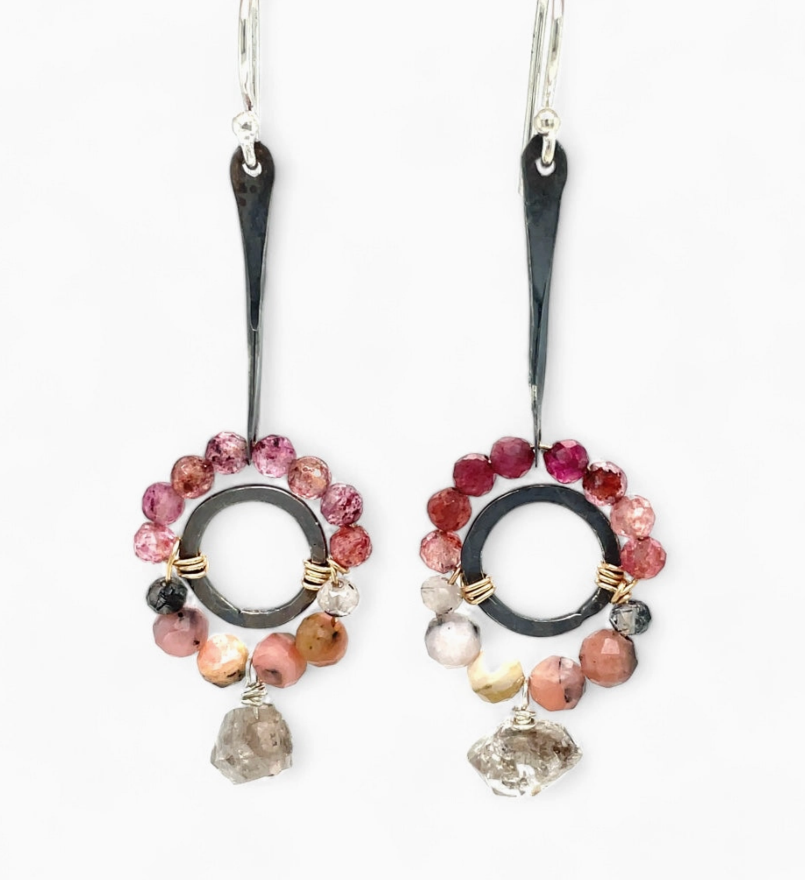 Gemstone Sphere Earrings - Heart of the Home Inc