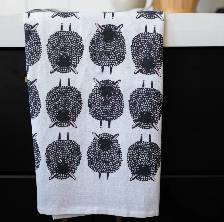 Sheep Tea Towel - Heart of the Home Inc