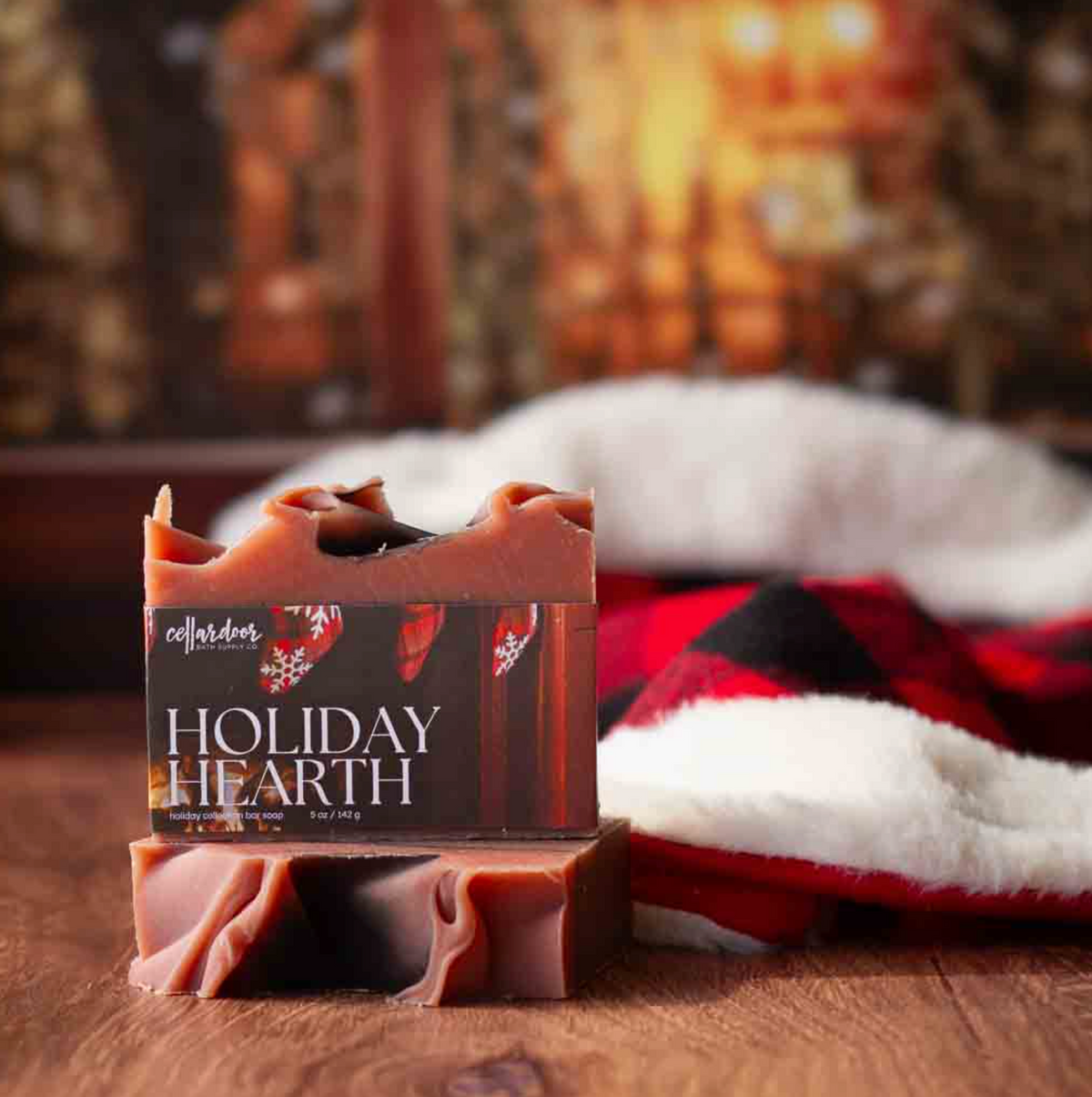 Holiday Hearth Bar Soap - Heart of the Home Inc