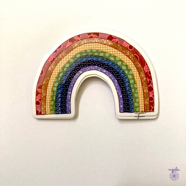 Rainbow Sticker - Heart of the Home LV