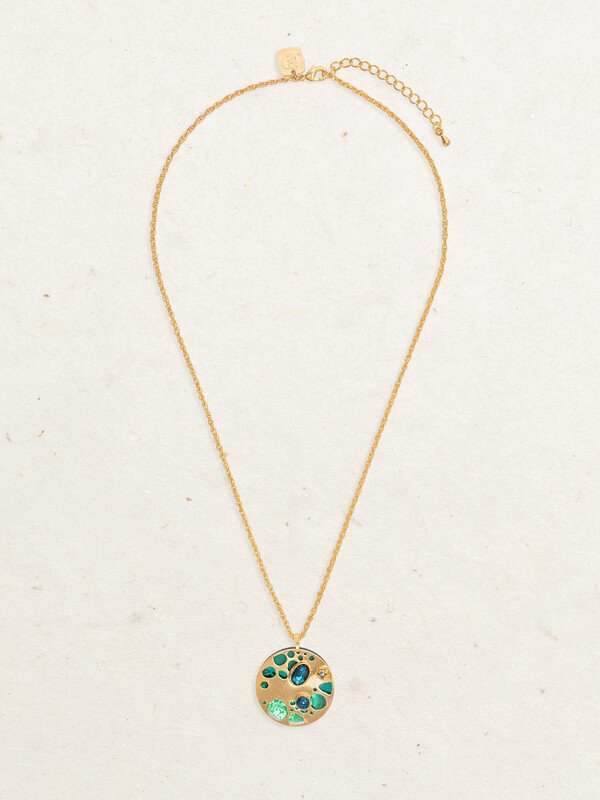 Ocean Depths Pendant in Teal - Heart of the Home PA
