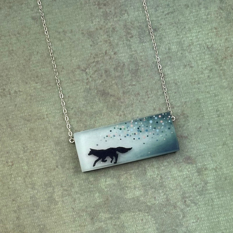 Running Fox Necklace - Heart of the Home Inc