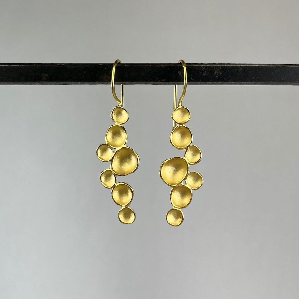 Medium Milky Way Earrings in Vermeil - Heart of the Home PA