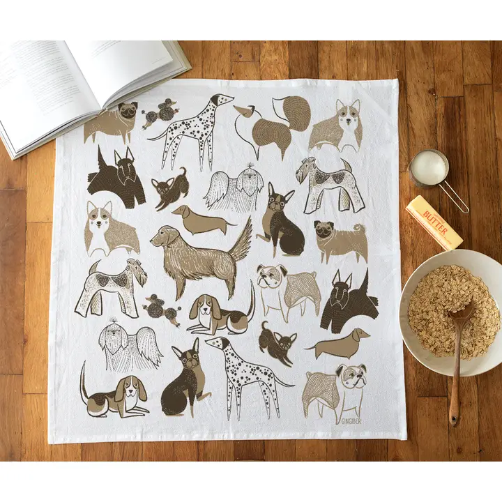 Dog Tea Towel - Heart of the Home Inc