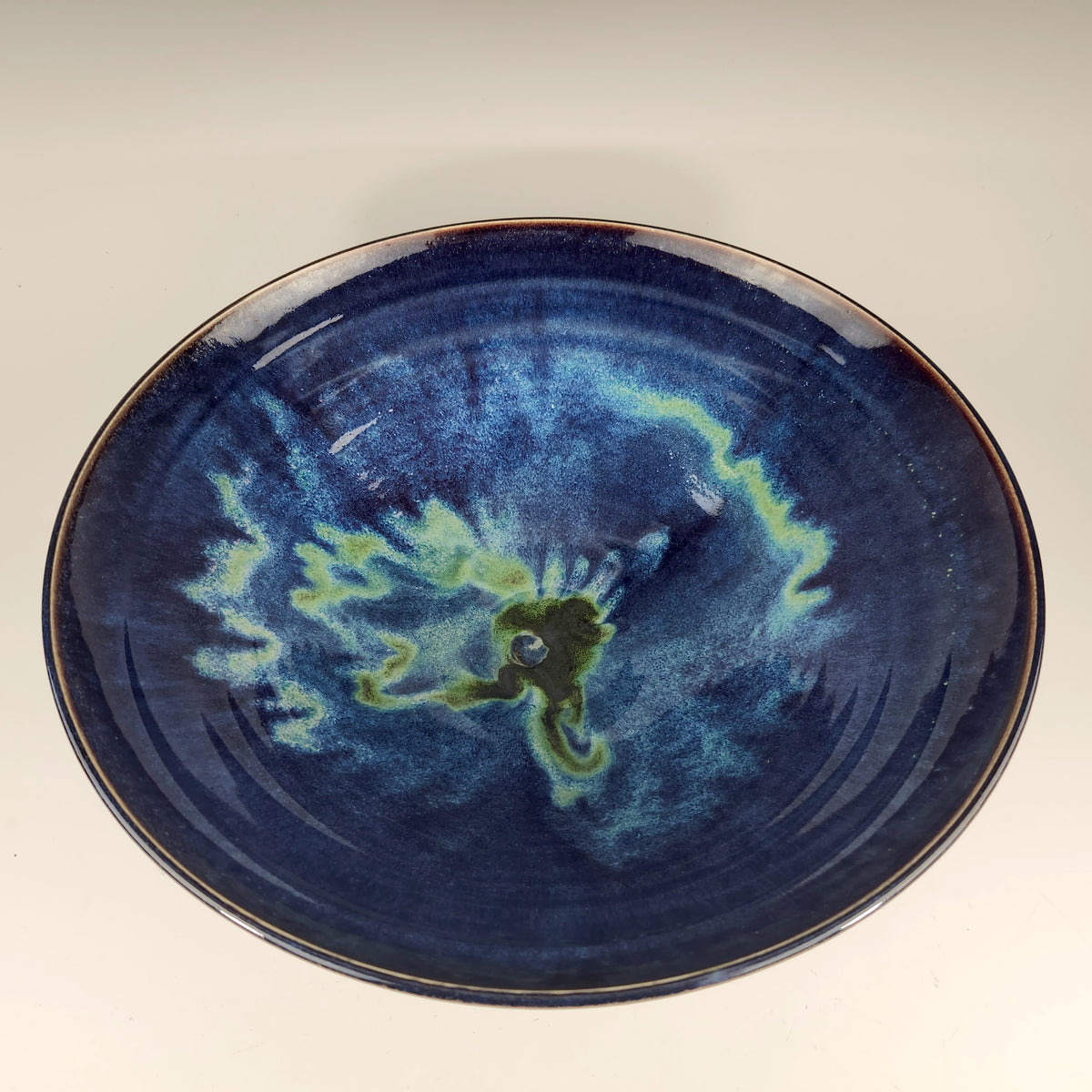 Small Serving Bowl in Water Blue (one of a kind) - Heart of the Home LV
