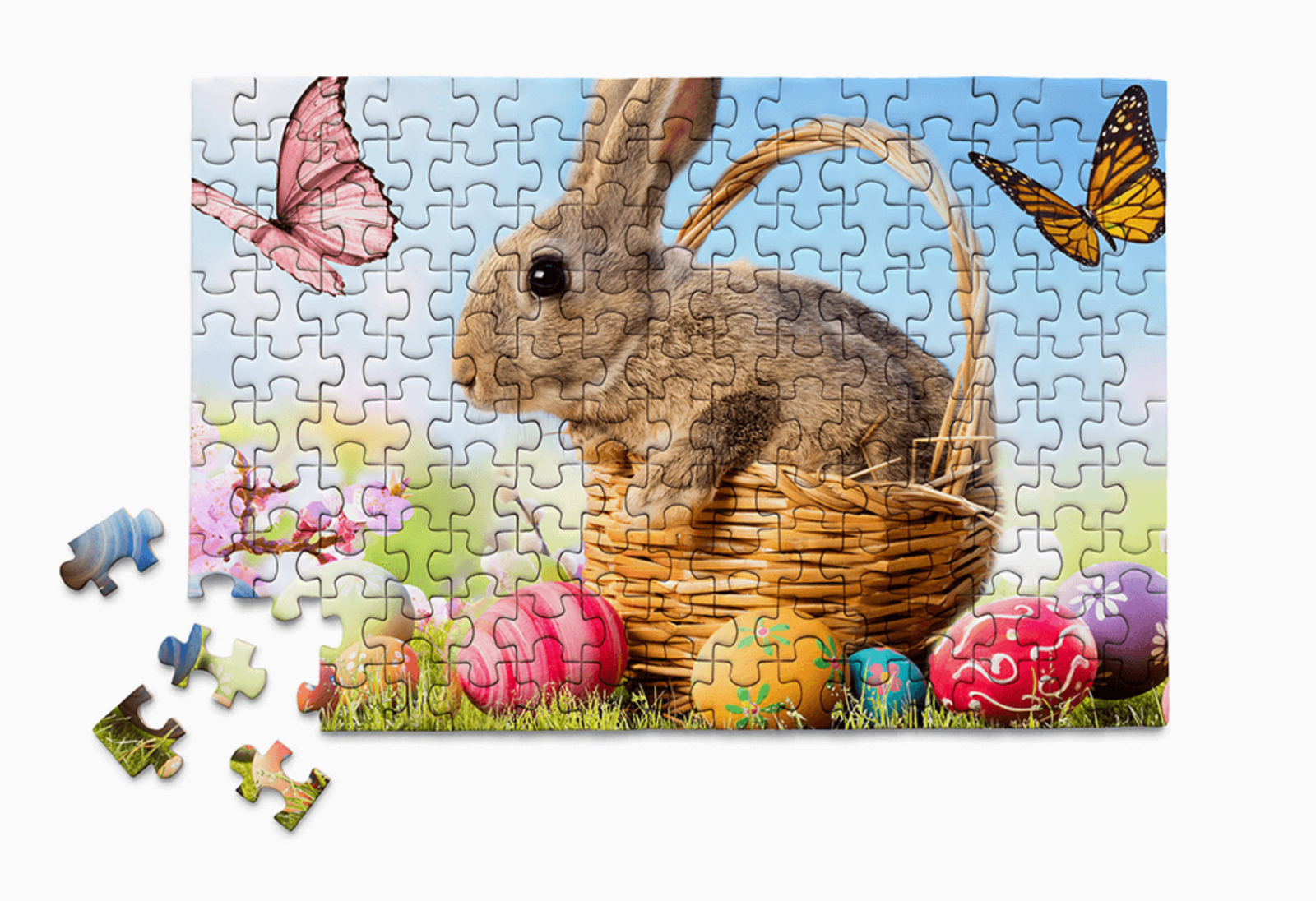 Easter Bunny Mini Jigsaw Puzzle - Heart of the Home LV