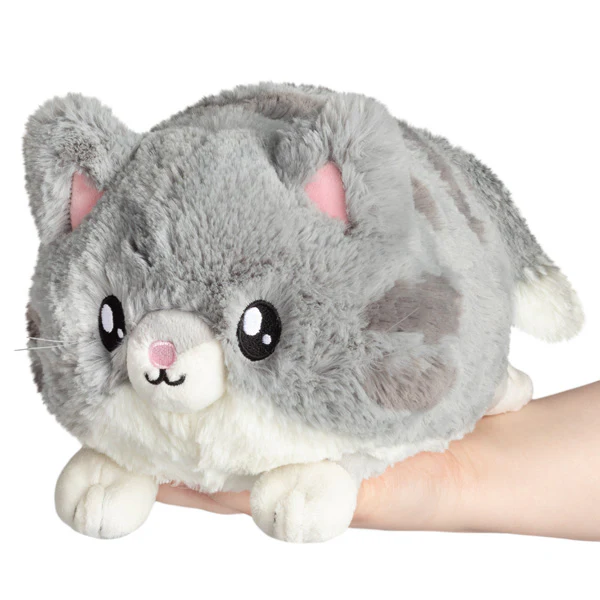 Mini Squishable Grey Kitty - Heart of the Home Inc