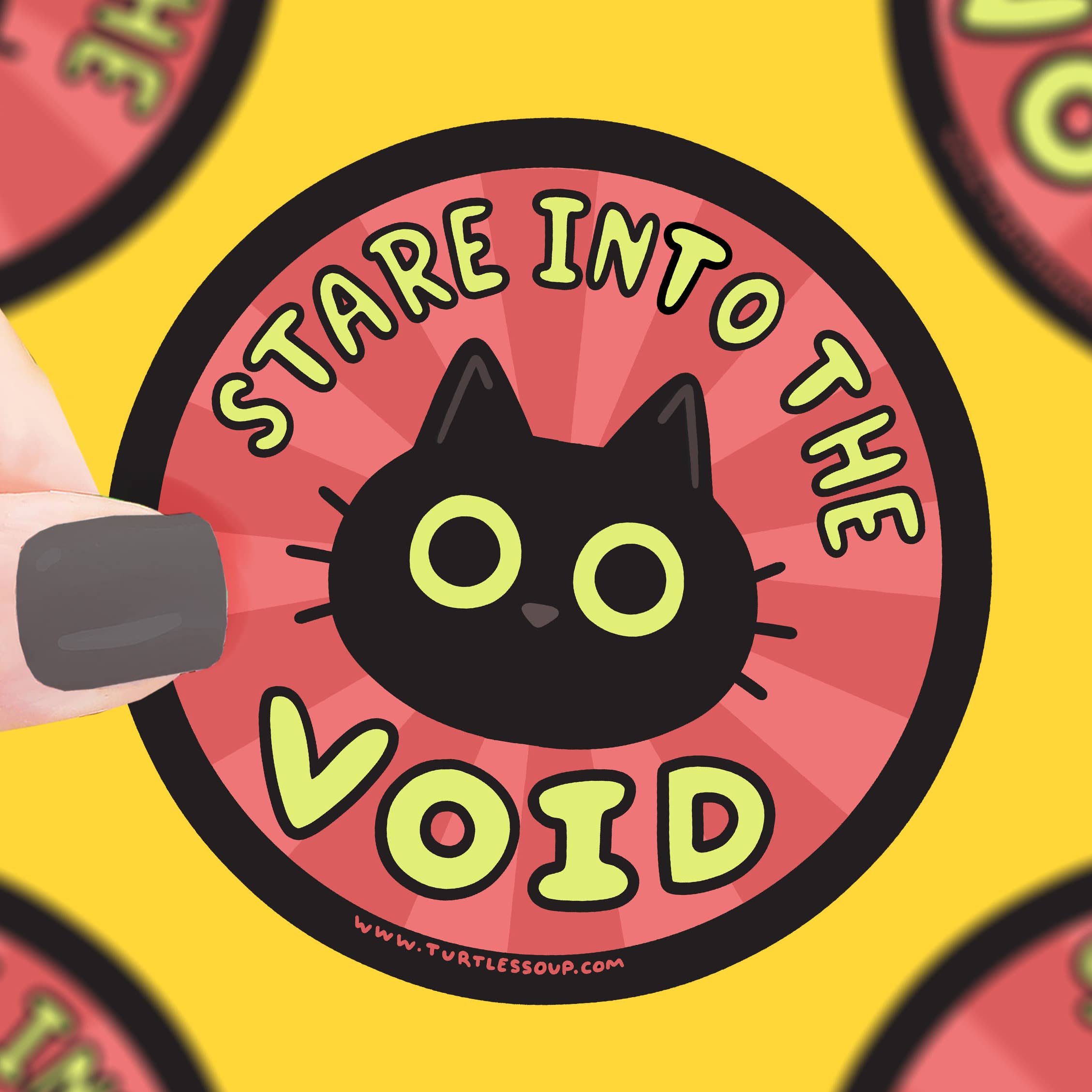 Stare into the Void Sticker