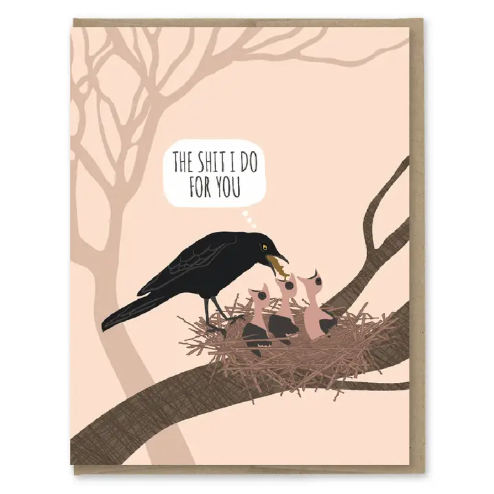 Bird Puke Mother's Day Card - Heart of the Home LV