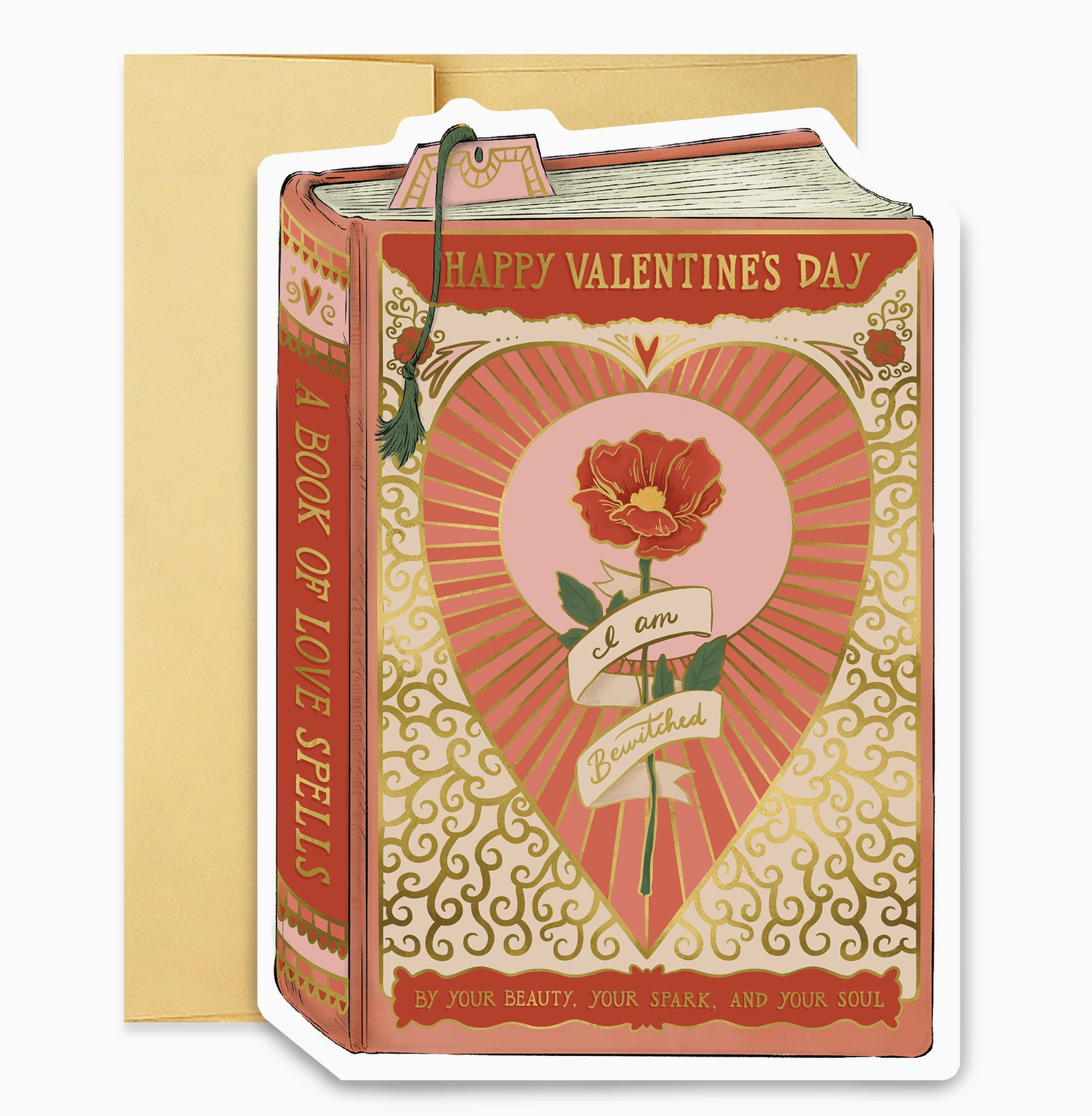 Good Juju Card Bewitched Valentine Book Cover - Heart of the Home Inc