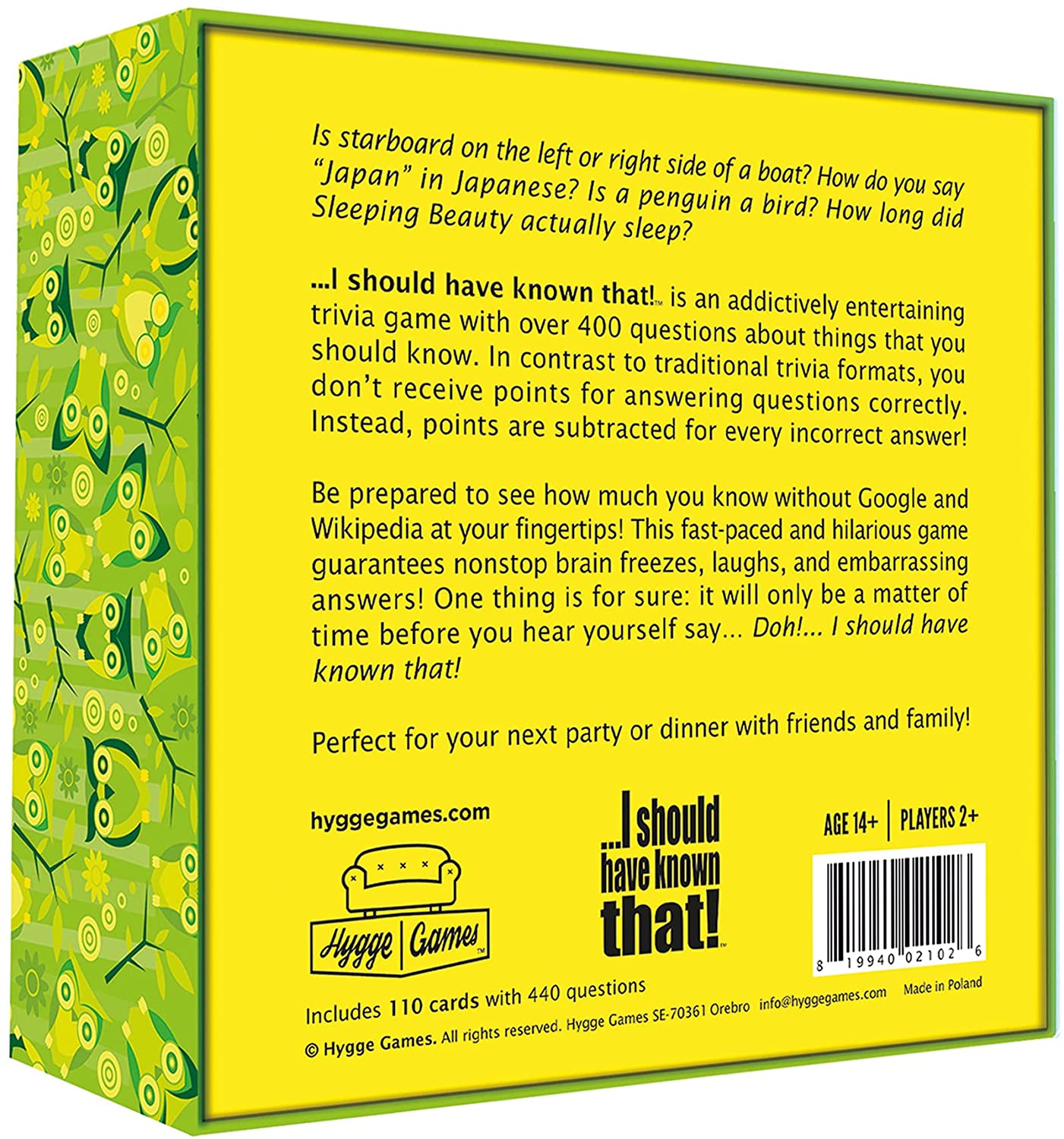 I Should Have Known That Game - Heart of the Home LV