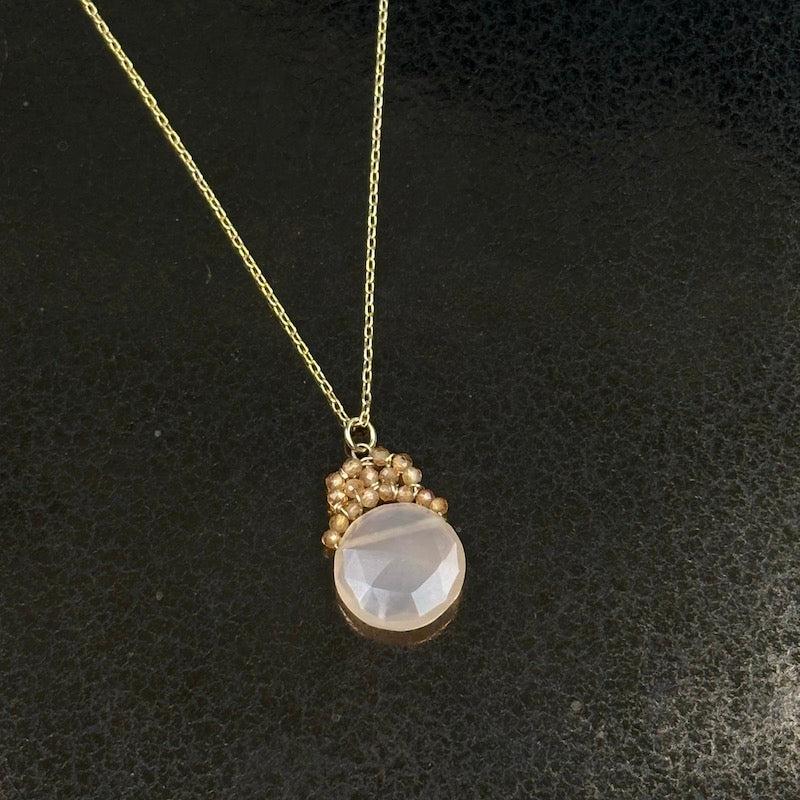 Pink Peach Pendant - Heart of the Home Inc