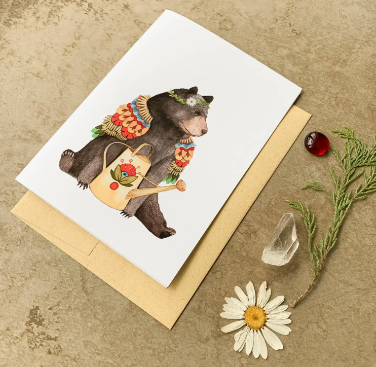 Bernice's Watering Can Card - Heart of the Home Inc