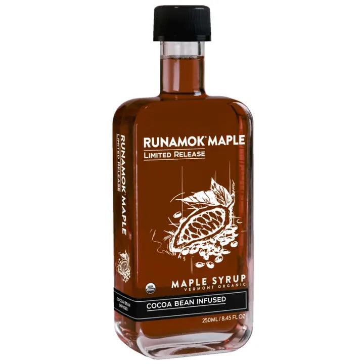 Cocoa Bean Infused Maple Syrup - Heart of the Home Inc