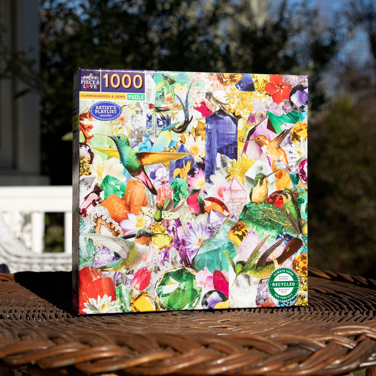Hummingbirds and Gems 1000pc Puzzle - Heart of the Home LV