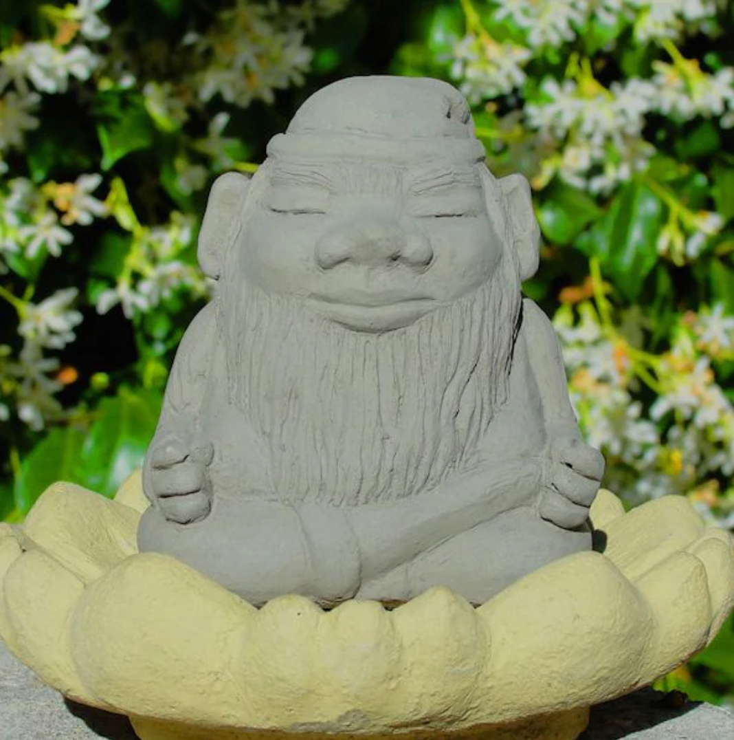 Meditating Gnome - Small - Heart of the Home LV