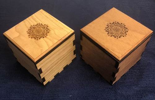 Secret Stash Box in Cherry - Heart of the Home LV