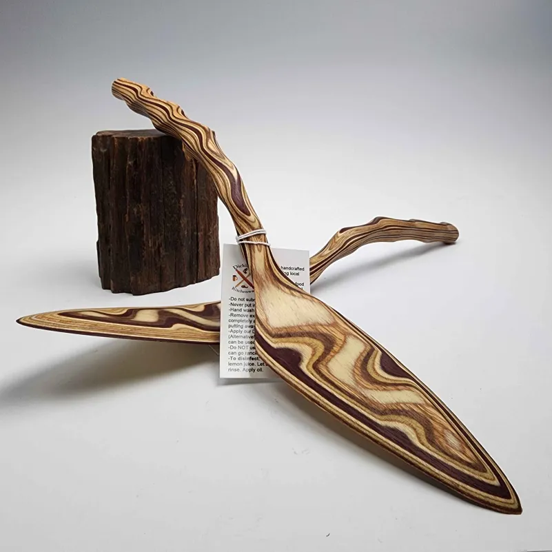 Laminated Wood Pie Server