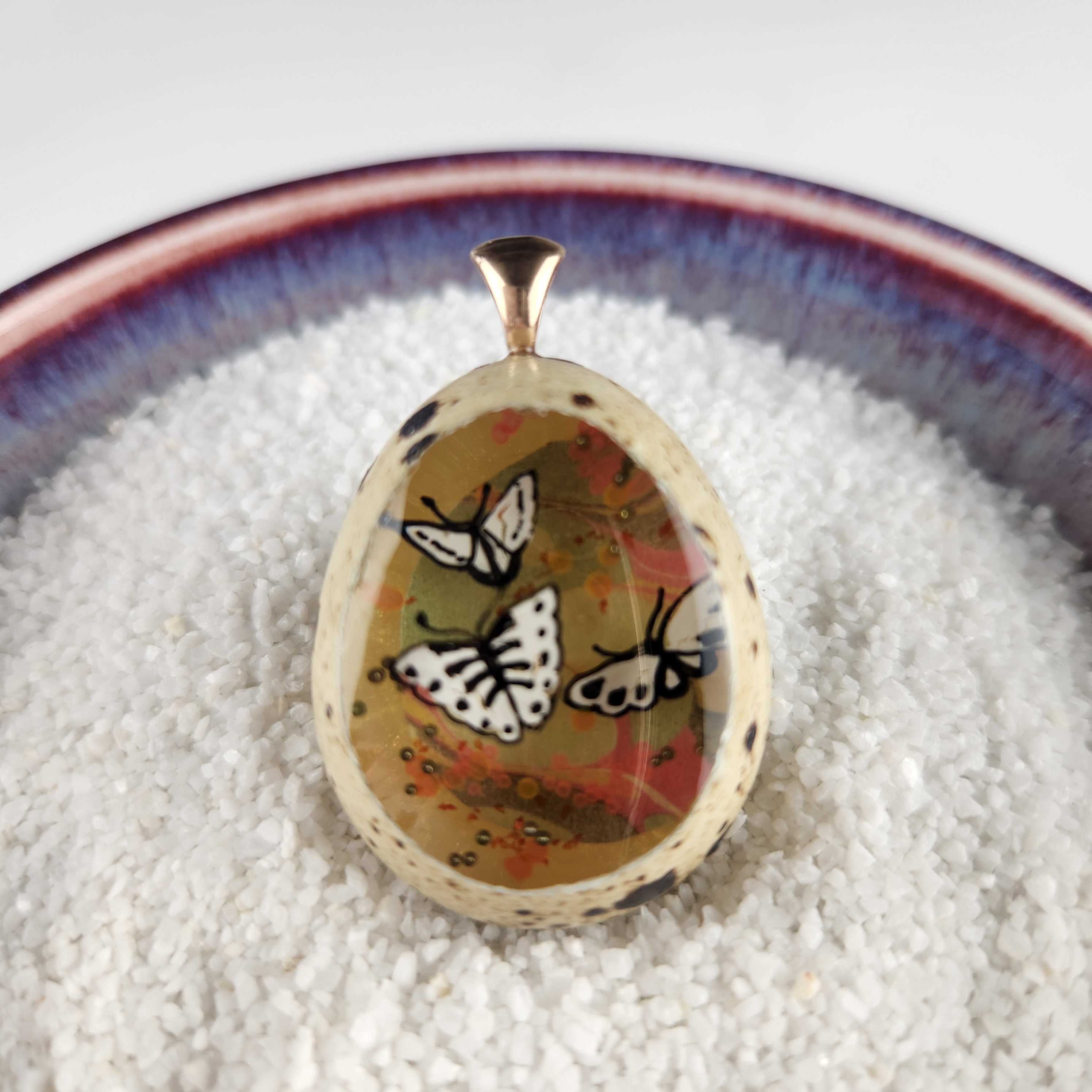 Butterflies Quail Egg - Heart of the Home Inc