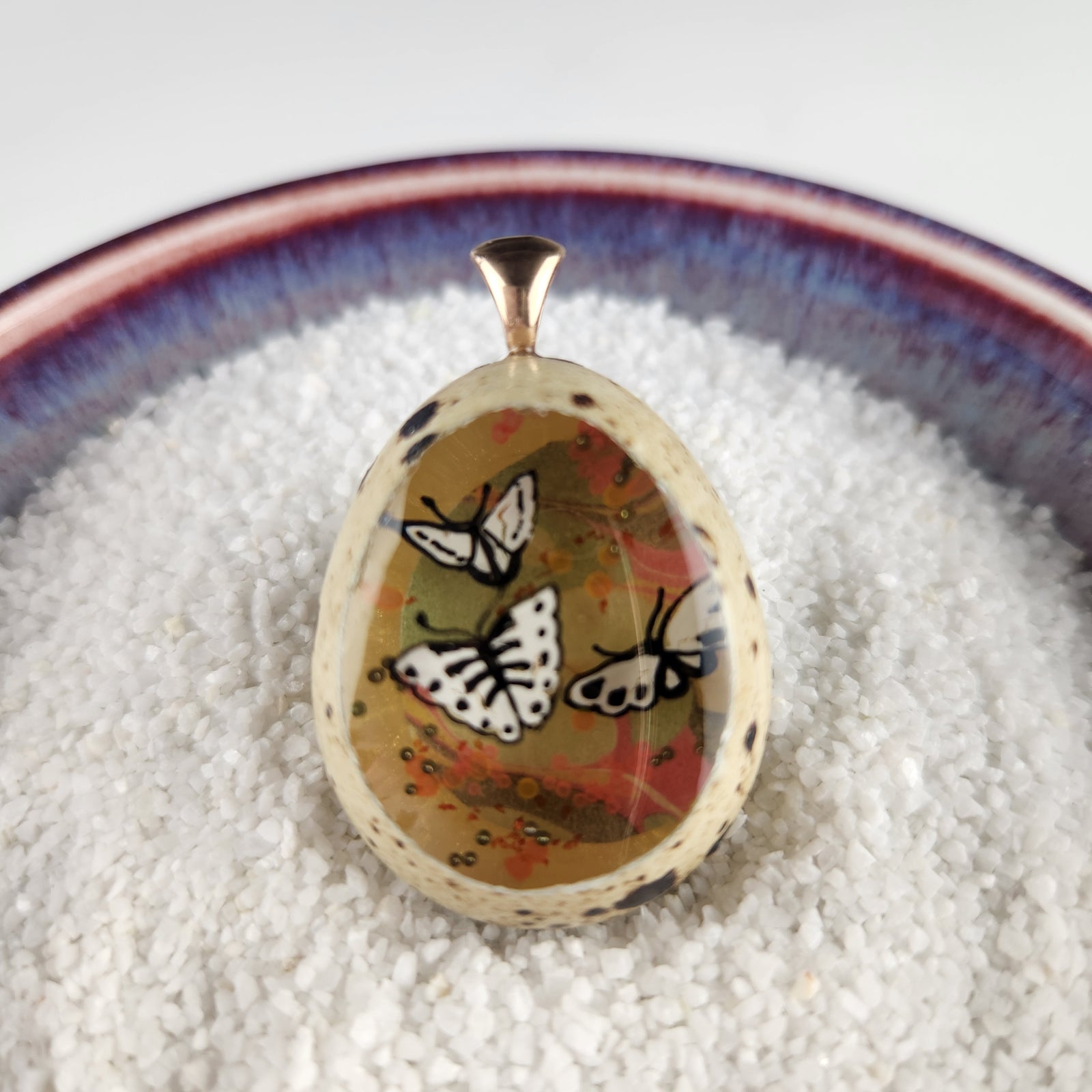 Butterflies Quail Egg - Heart of the Home Inc