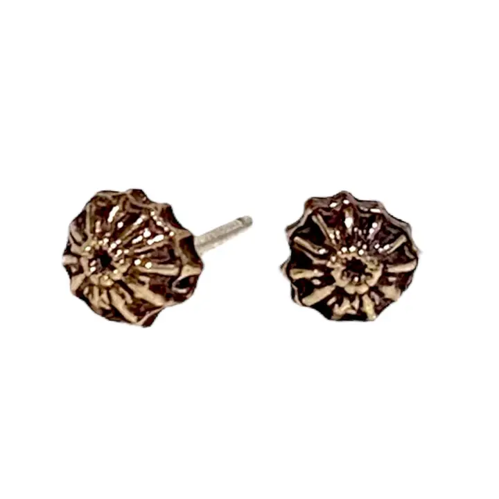 Warm Umbrella Pod Stud Earrings - Heart of the Home Inc