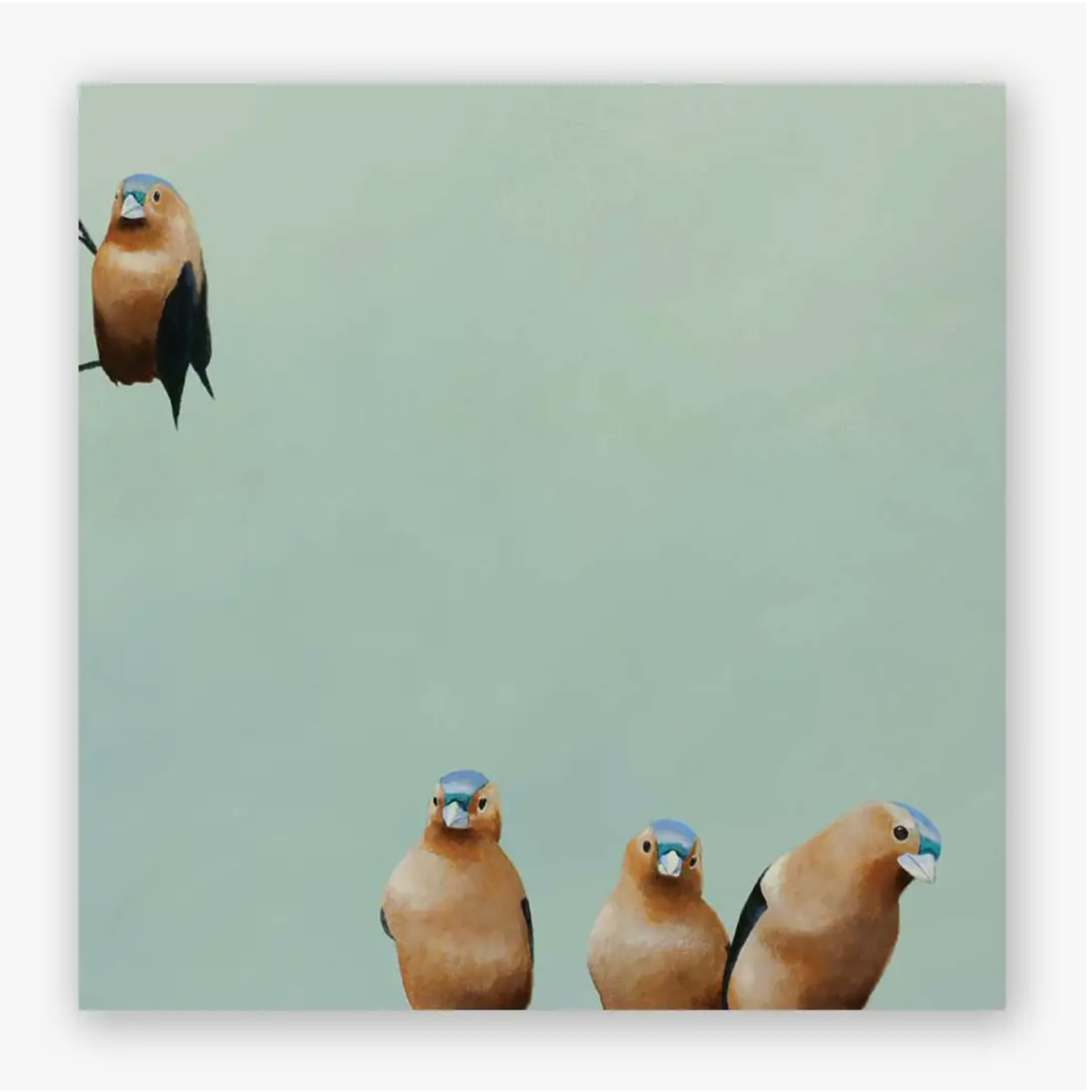 Fictional Finch Group Wood Wall Art - Heart of the Home Inc