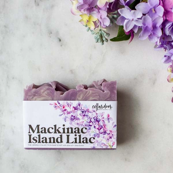 Mackinac Island Lilac Bar Soap - Heart of the Home Inc