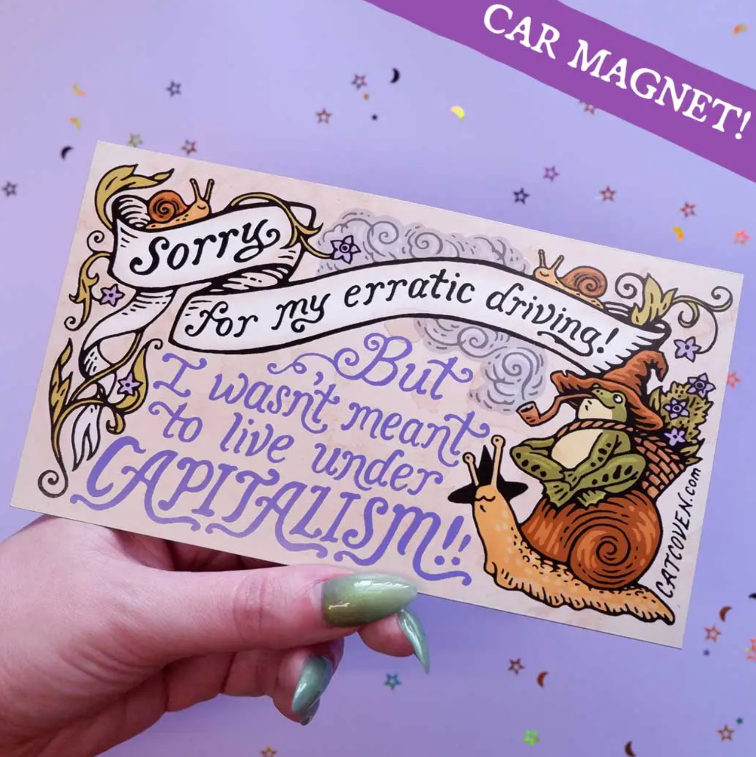 Capitalism - Car Magnet - Heart of the Home Inc