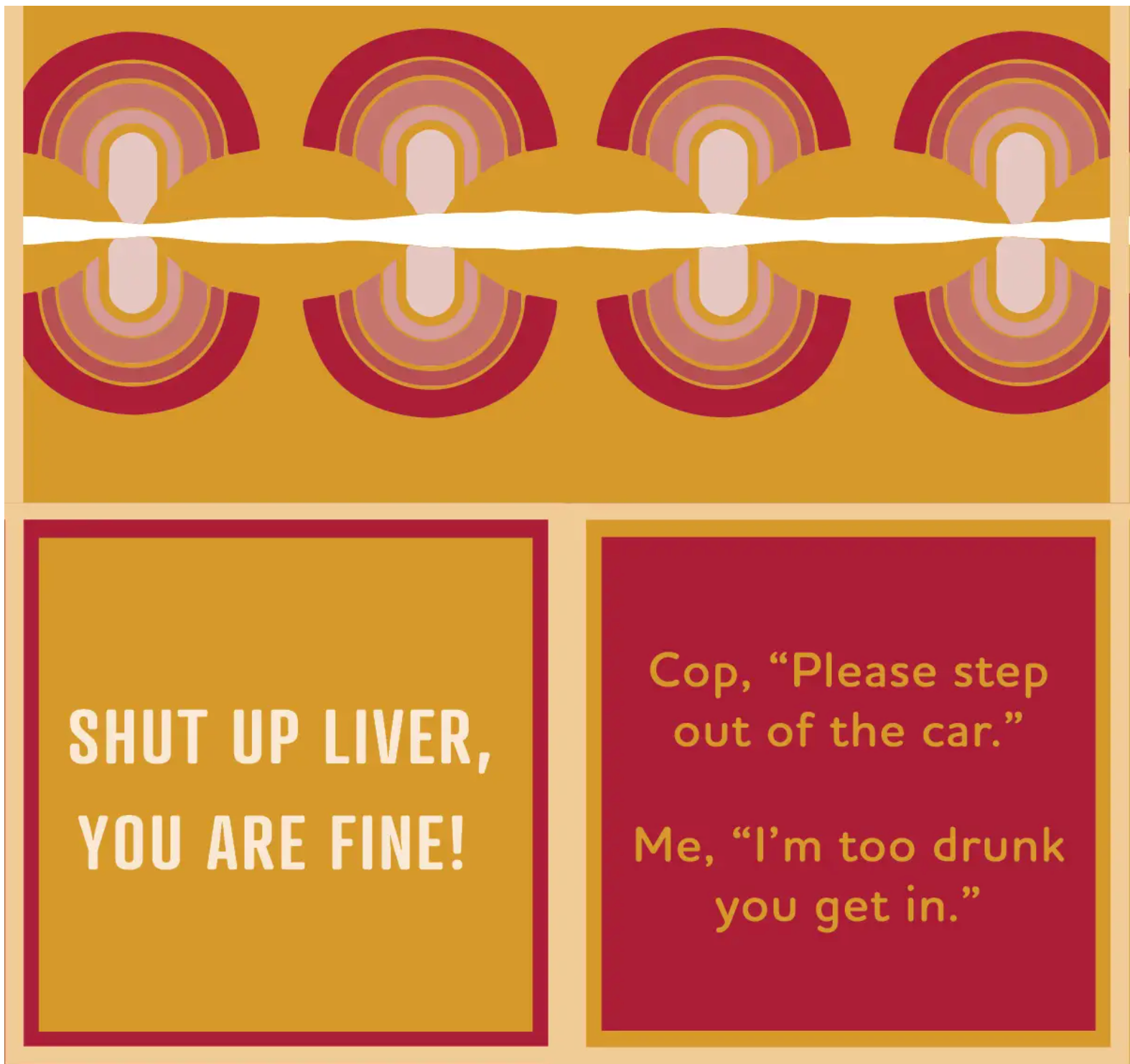 Too Drunk Double Sided Cocktail Napkins