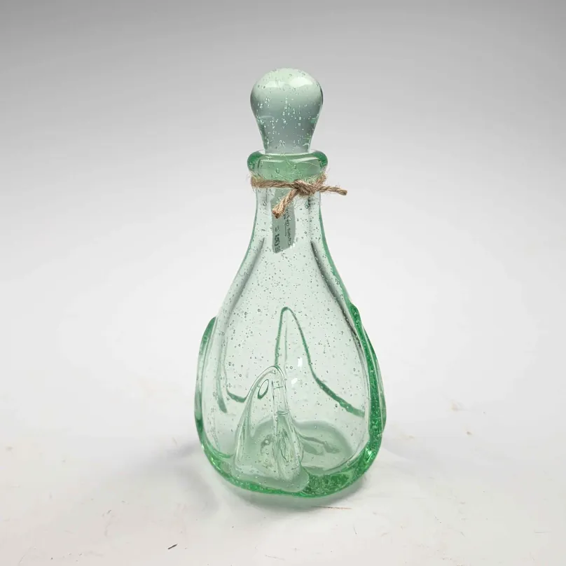 Small Glass Bottle with Stopper