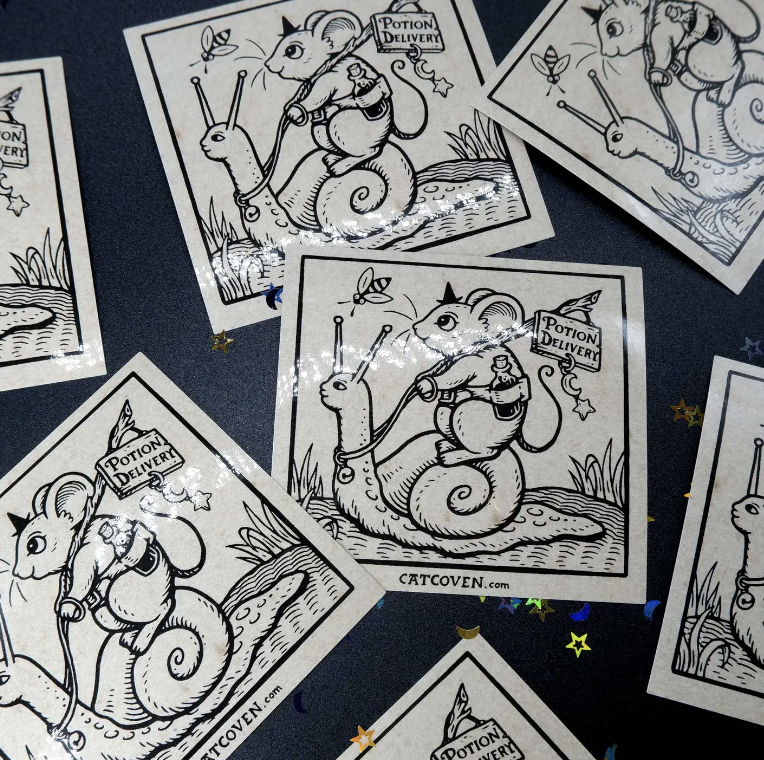 Potion Delivery Sticker - Heart of the Home Inc