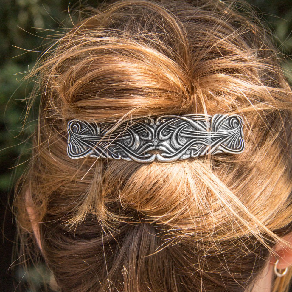 Art Nouveau Swirl Barrette - Heart of the Home Inc