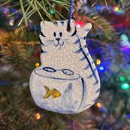 Kitten With Goldish Ornament - Heart of the Home LV